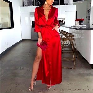 NWT Red Reyna Dress. Never worn